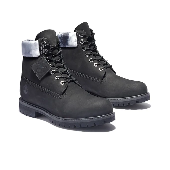Timberland Premium 6-Inch Black Sliver Boots-3