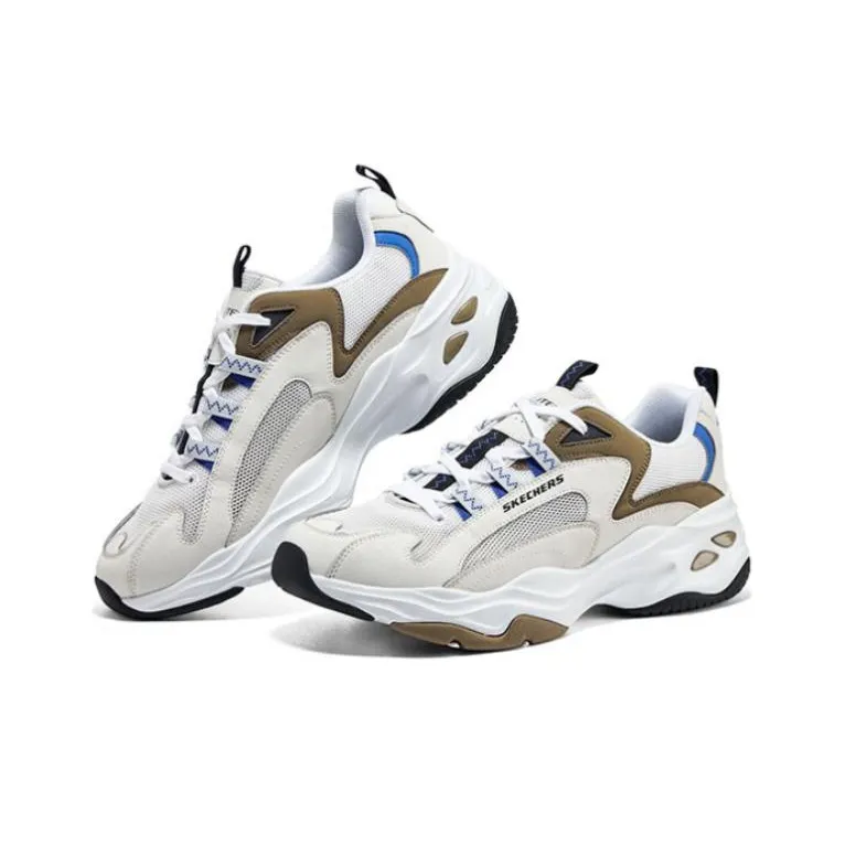 Skechers D'LITES 4.0 'White Brown Blue'-2