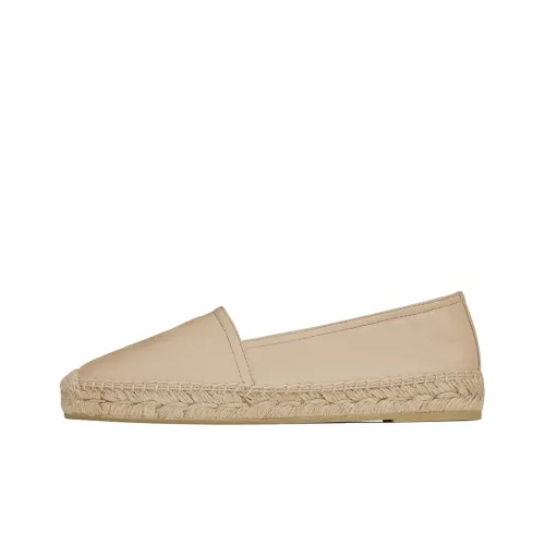 SAINT LAURENT Monogram Espadrilles Women's Beige