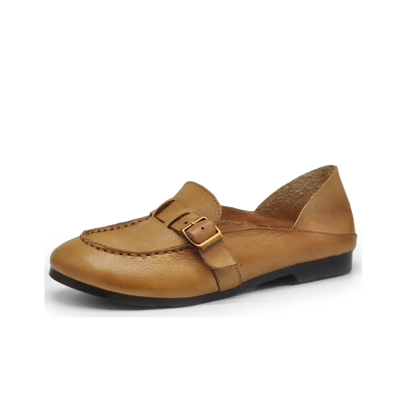 ARTMU Women's Casual Shoes Women's Low Top Coffee/Camel-13