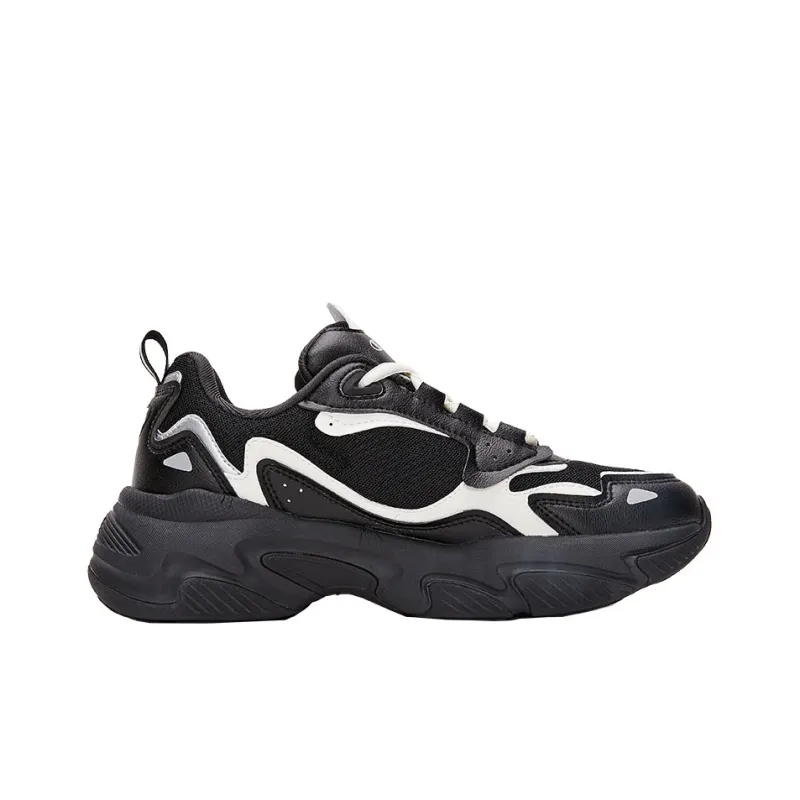 Champion Chunky Sneakers Women's Low Top Black-1