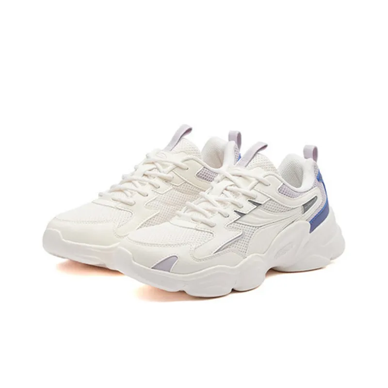 361° Low Top Chunky Sneakers Women's White Blue-2