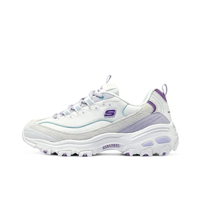 Skechers D'lites 1.0 Sneakers 'White Purple' Women's-0