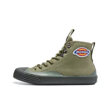 Dickies Canvas Shoes Men High Top Army Green