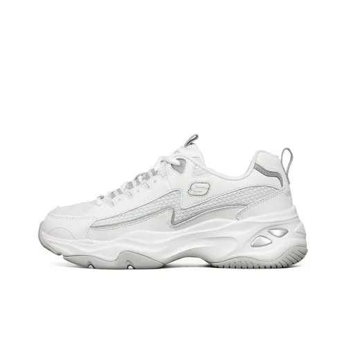 Skechers D'lites 4.0 Low Sneaker Gs White Women's