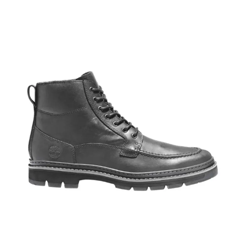 Timberland Port Union Moc Toe Waterproof Leather Boot 'Black'-1