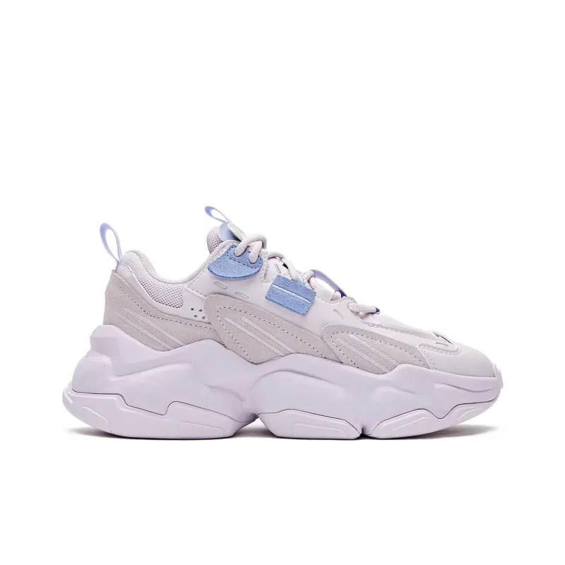 STARTER Rock Formation Series Cushioning Anti Slip And Wear Resistant Low Top Chunky Sneakers Women's Purple-1