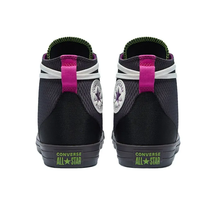 Converse Chuck Taylor All Star Court Daze High Top Durable Breathable High-Top Canvas Shoes Unisex Black Gray-4