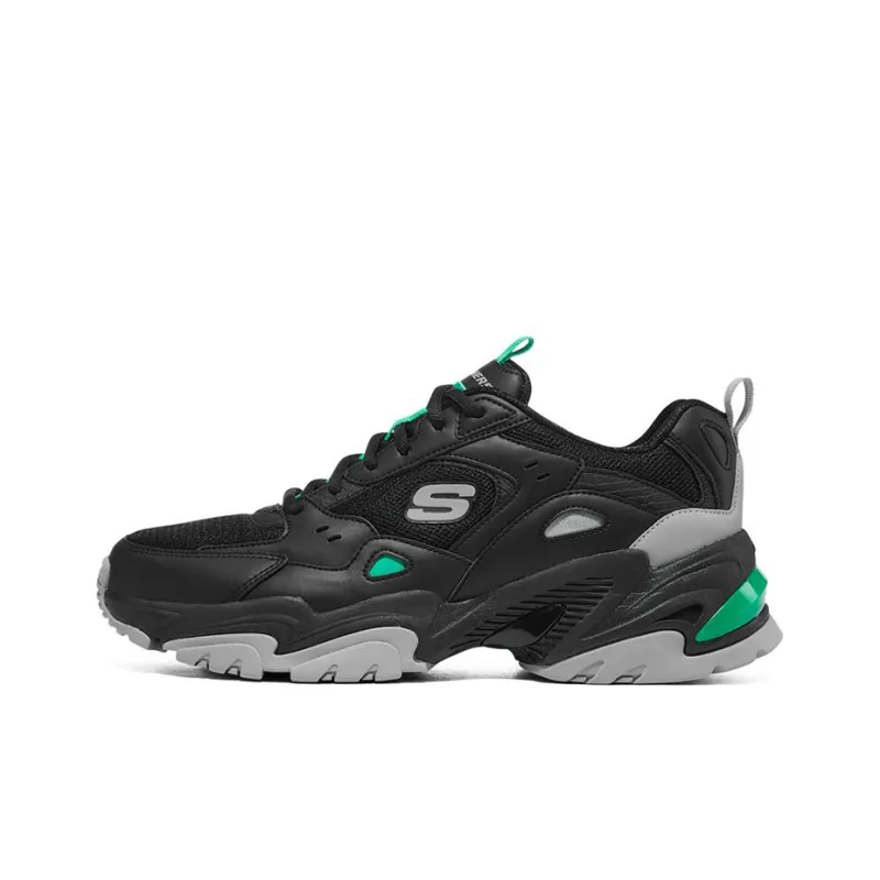Skechers Stamina V2 'Black Charcoal Green'-0