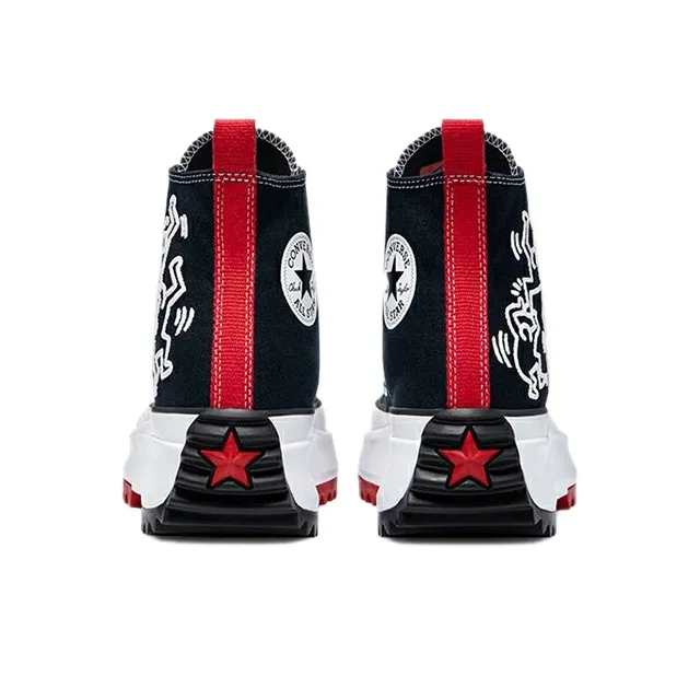 Converse Run Star Hike Hi Keith Haring Black-4