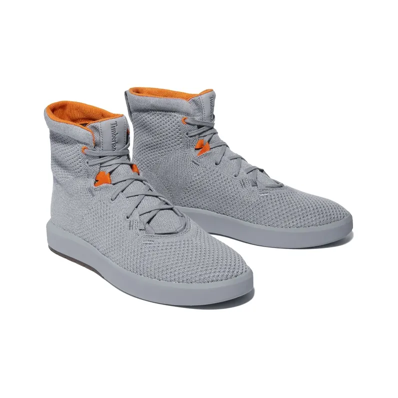 Timberland TrueCloud EK+ Knit Chukka Shoes 'Grey Orange'-2