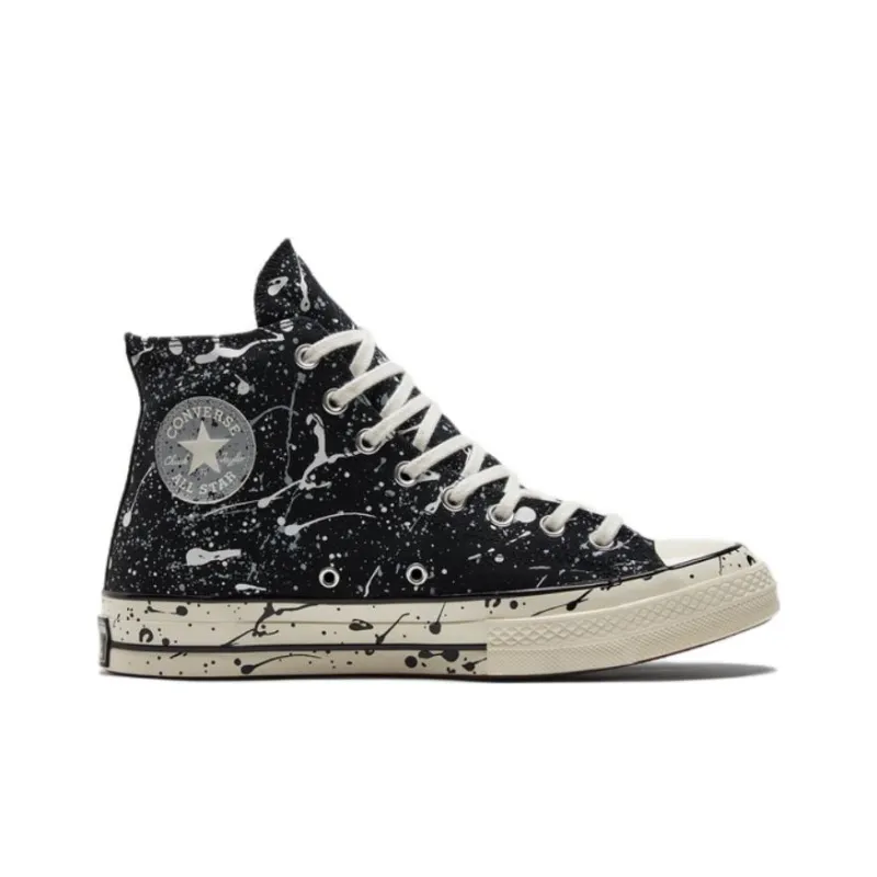 Converse Chuck Taylor All Star 70 Hi Archive Paint Splatter Black White-1