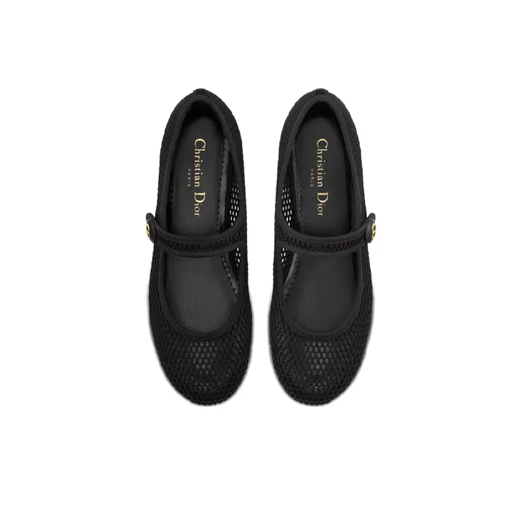 DIOR Enigme Mary Jane Shoes Women's Black-3