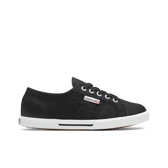 SUPERGA Low Top Canvas Shoes Unisex Black-1