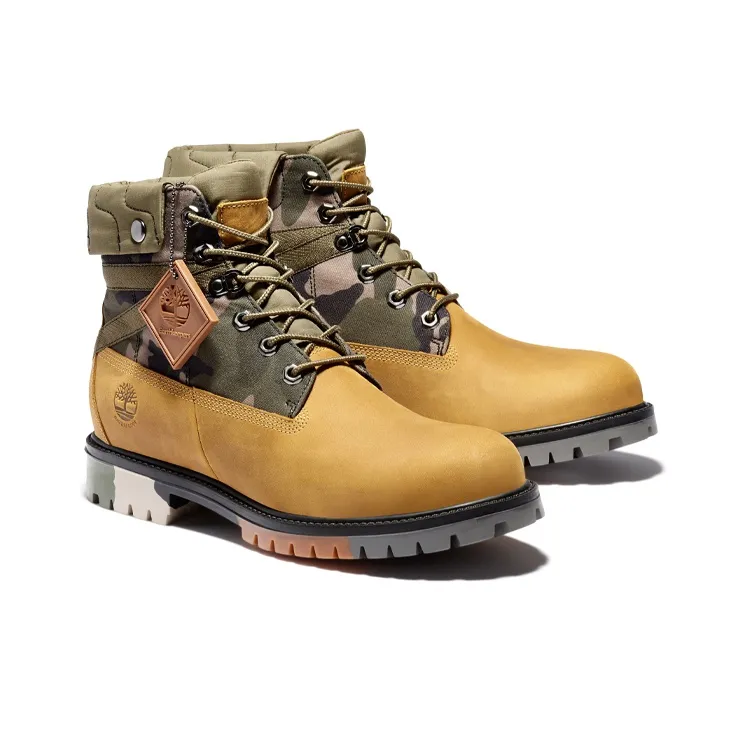 Timberland Heritage EK+ 6 Inch Waterproof Boot 'Wheat Green Camouflage'-2