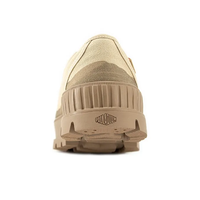 Palladium Pallashock Lo Oasis Abrasion Resistant Low Top Canvas Shoes Unisex Desert Yellow-4