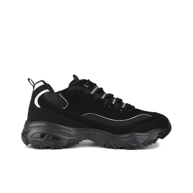 Skechers D'Lites Low Top Running Shoes Black-1