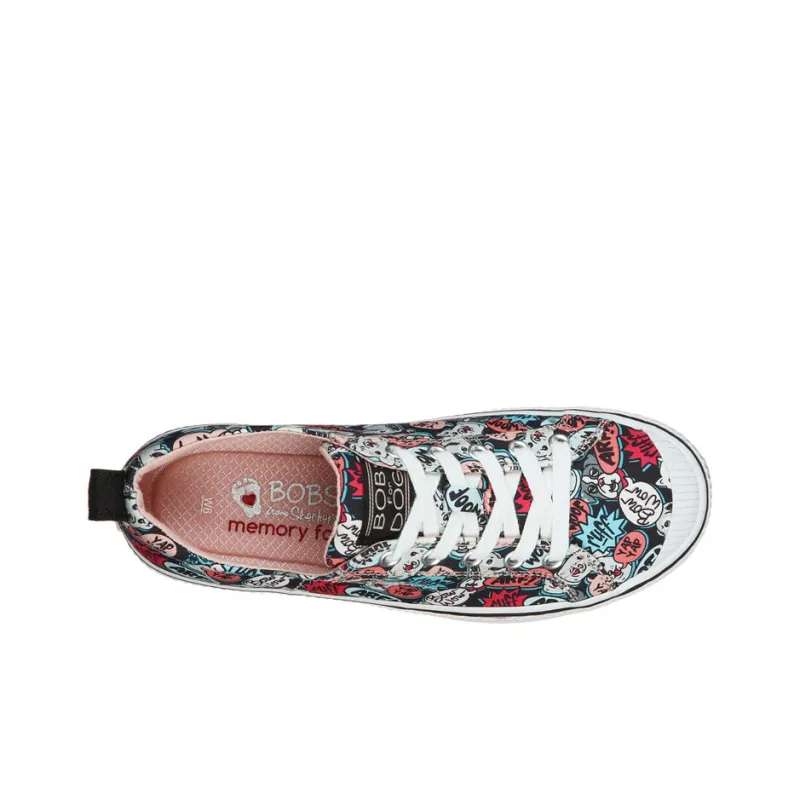 Skechers Bob's Anti-Slip And Wear-Resistant Lightweight Low-Top Canvas Shoes Women's-3