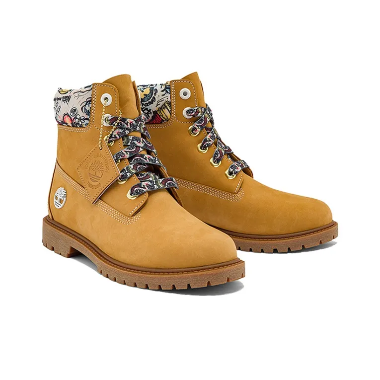 Timberland Made With Liberty Fabrics 6 Inch Boot 'Yellow' Women's-2