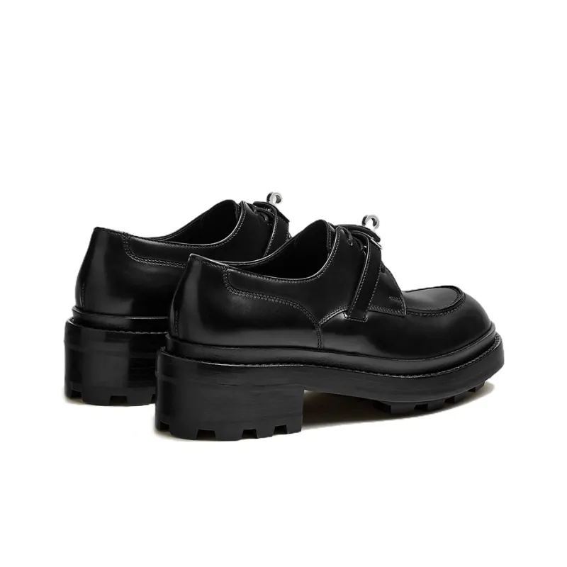 HERMES First Casual Single Shoes Women's Black-2