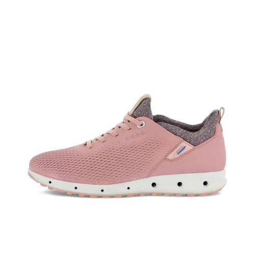 Ecco Golf Shoes Women's Low-Top Silver Pink