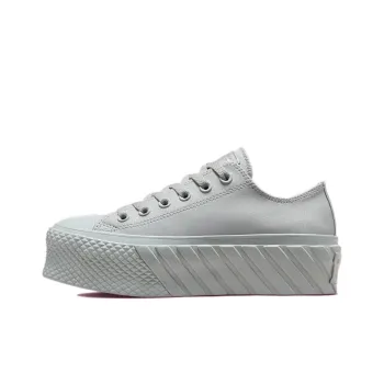 Converse Chuck Taylor All Star Utility PlatformHigh Anti-Slip Wear-Resistant Low-Top Canvas Shoes Women's Cool Gray
