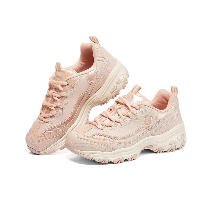 Skechers D'Lites 1.0 'Pink White' Women's-3