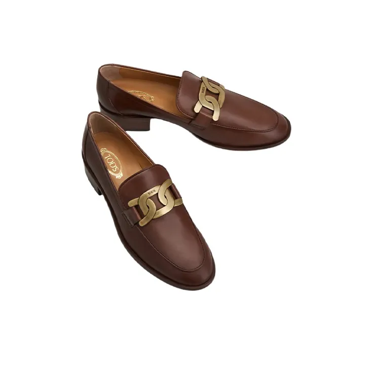 TOD'S Chain Link Detail Loafers Women's-1