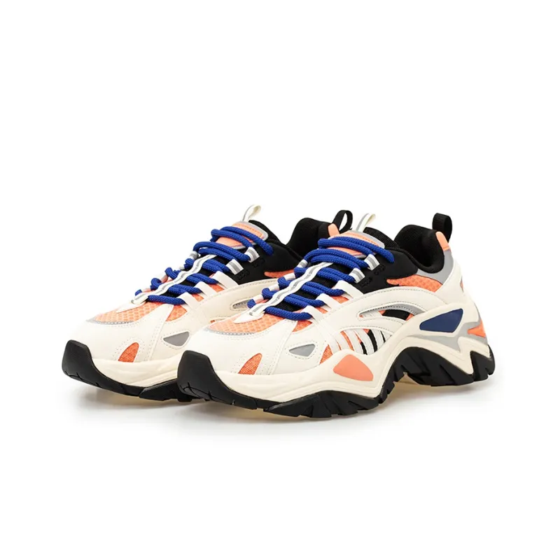 FILA FUSION Fila Flatform Chunky Shoes White/Orange Women's-3