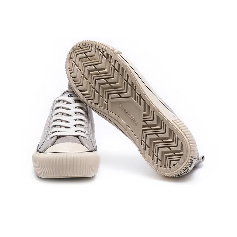 Excelsior Canvas Shoes Unisex Low Top Sky Gray-4