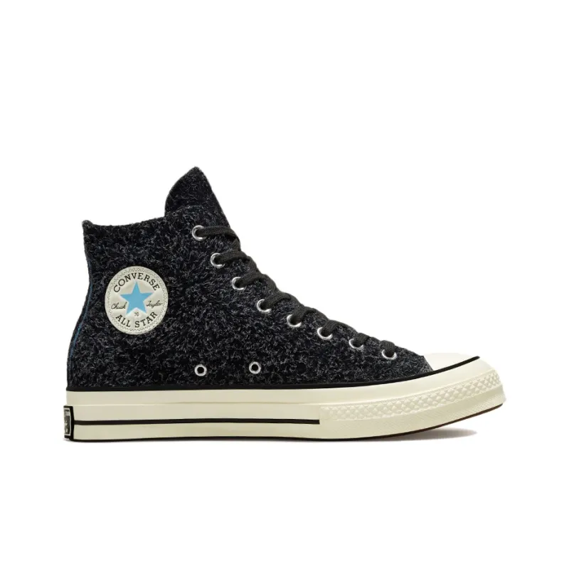 Converse Chuck Taylor All Star 70 Hi Black Hairy Suede-1