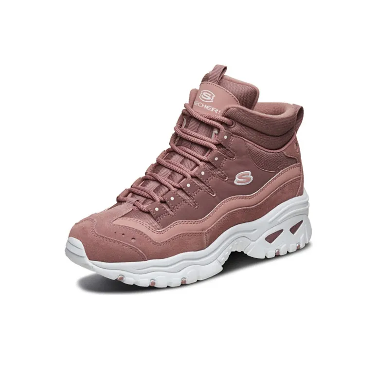 Skechers D Lites Energy Daddy Shoes Pink Women's-2