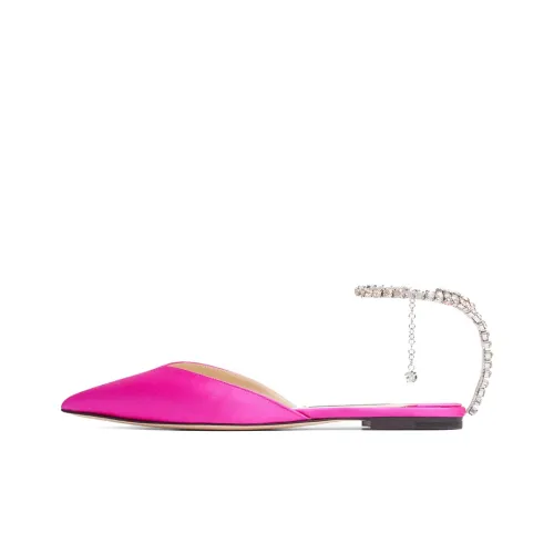 Jimmy Choo Saeda Crystal-embellished Pumps