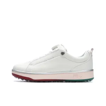FILA GF 1911 Trainer Cushioning Anti Slip And Wear Resistant Low Top Golf Shoes Women's White Pink