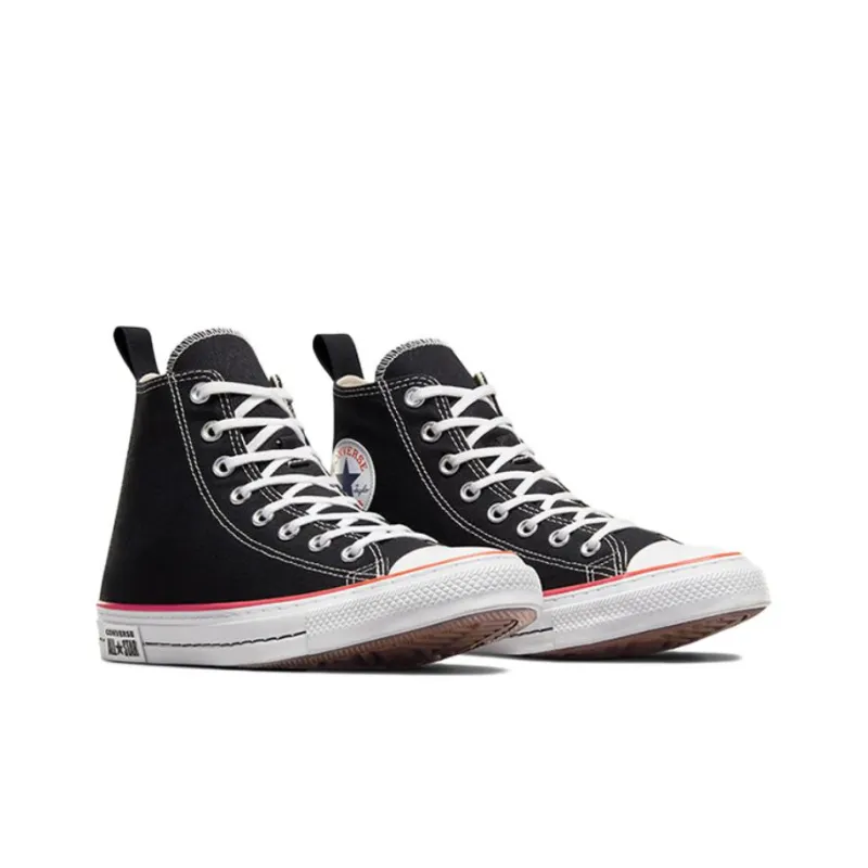 Converse Chuck Taylor All Star High Crafted Stitch Shoes 'Black White'-2