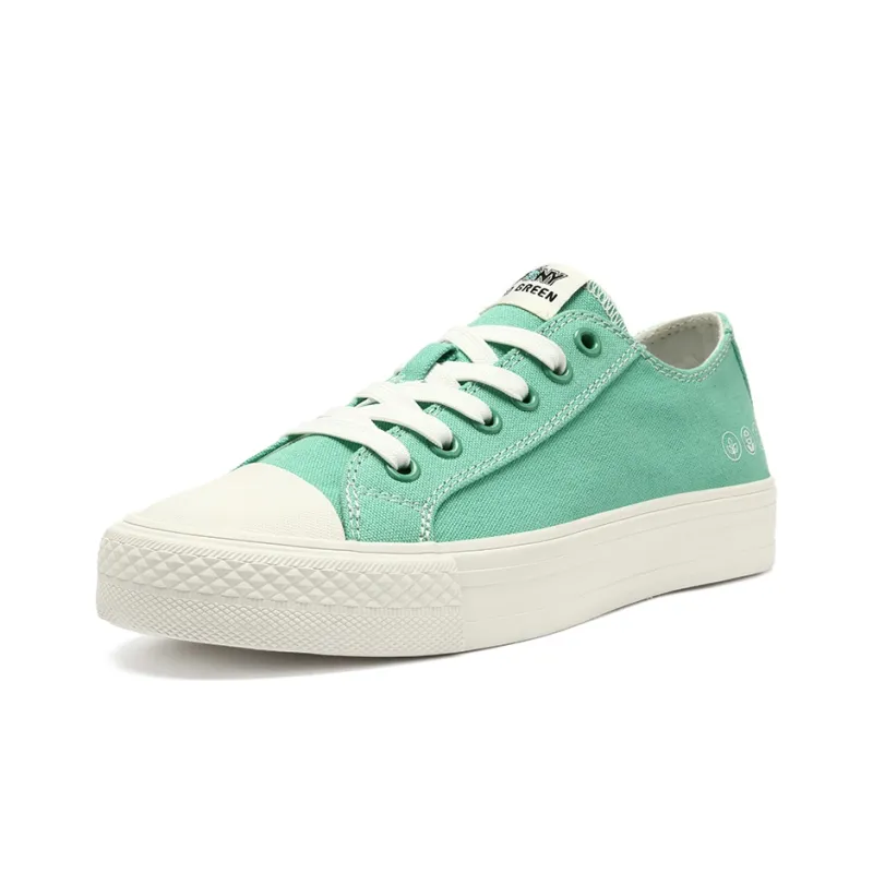 PONY Anti-Slip Wear-Resistant Breathable Lightweight Balance Support Low-Top Canvas Shoes Unisex Fruit Green-1
