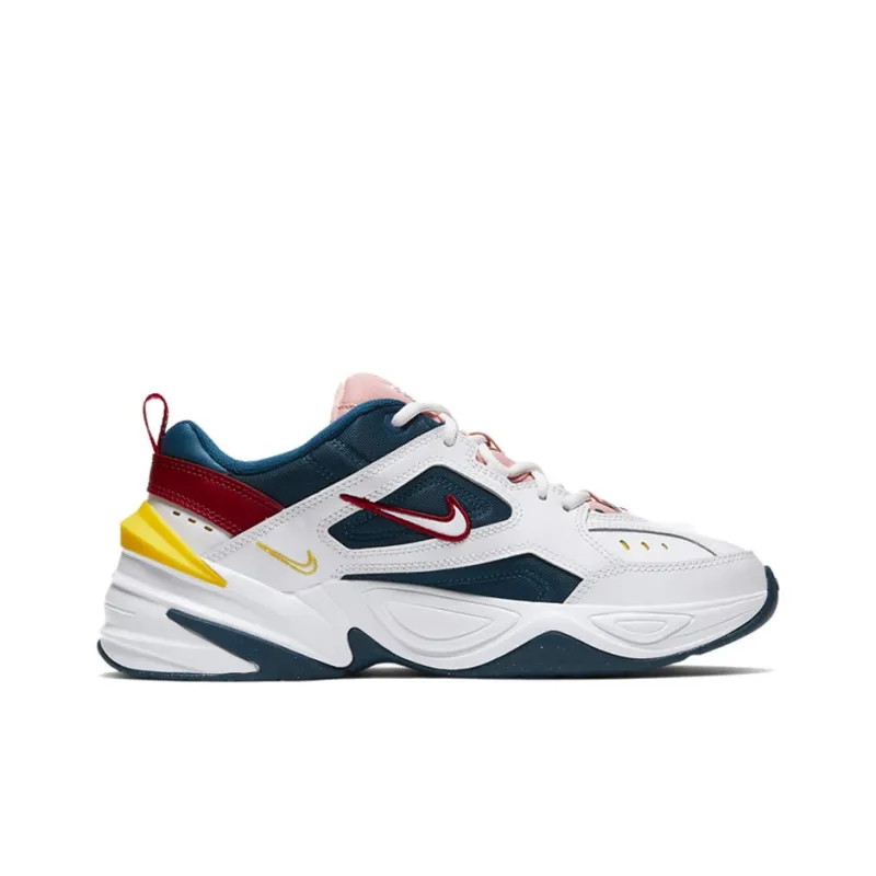 Nike M2K Tekno Blue Force Summit White Chrome Yellow Women's-1