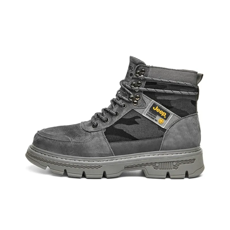Jeep Short Outdoor Boots Men's Gray-0