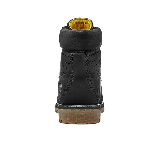 Timberland 6 Inch Premium Perforated Boot 'Black Nubuck'-3