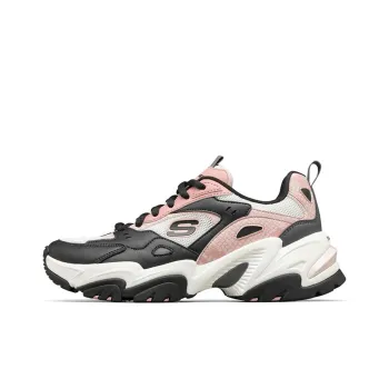Skechers Stamina V2 Low Top Running Shoes Pink/Black Women's