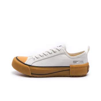 Excelsior Canvas Shoes Unisex Low Top Steam White