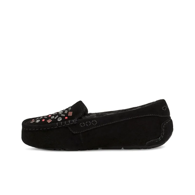 UGG Ansley Stud 2 Rivets Slip On Black Women's-0