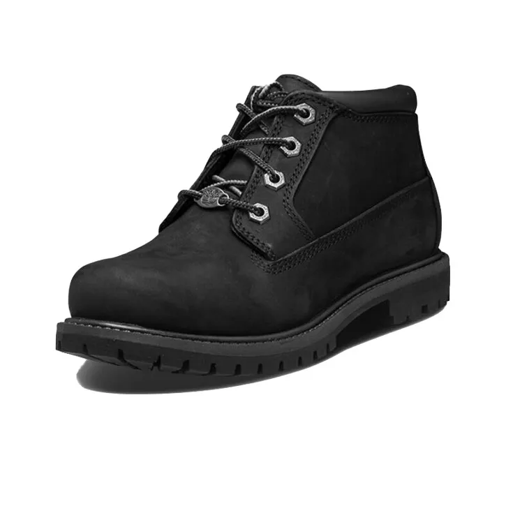 Timberland Nellie Waterproof Chukka Wide Fit Boots 'Black' Women's-1