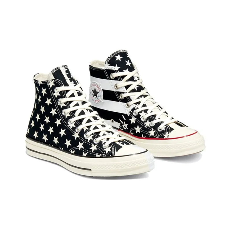 Converse Chuck Taylor All Star 70 Hi Archive Restructured American Flag Black White-2