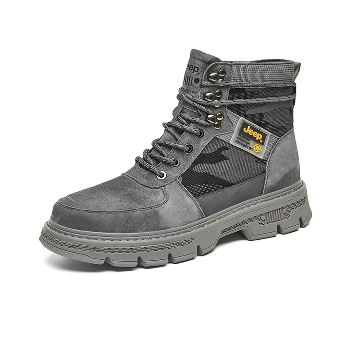 Jeep Short Outdoor Boots Men's Gray-2