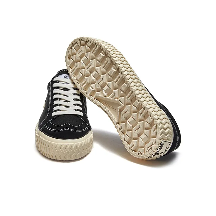 Excelsior Canvas Shoes Unisex Low Top Black-4