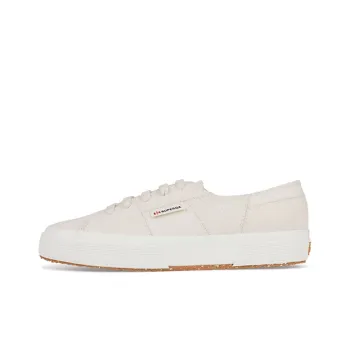 SUPERGA Canvas Shoes Women's Low-Top Beige
