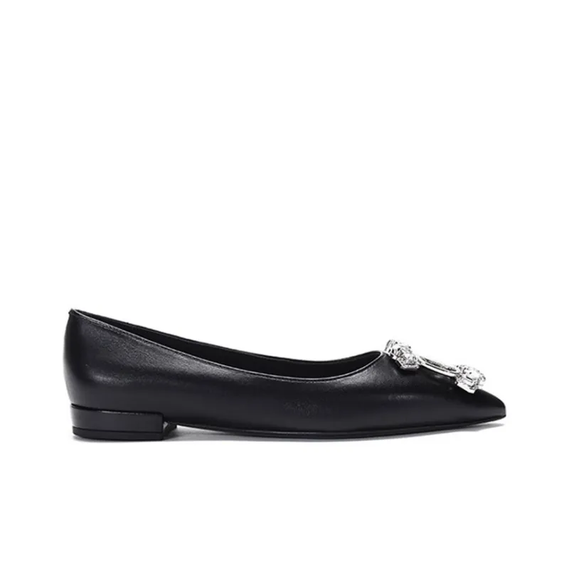 FERRAGAMO Casual Single Shoes Women's Black-1