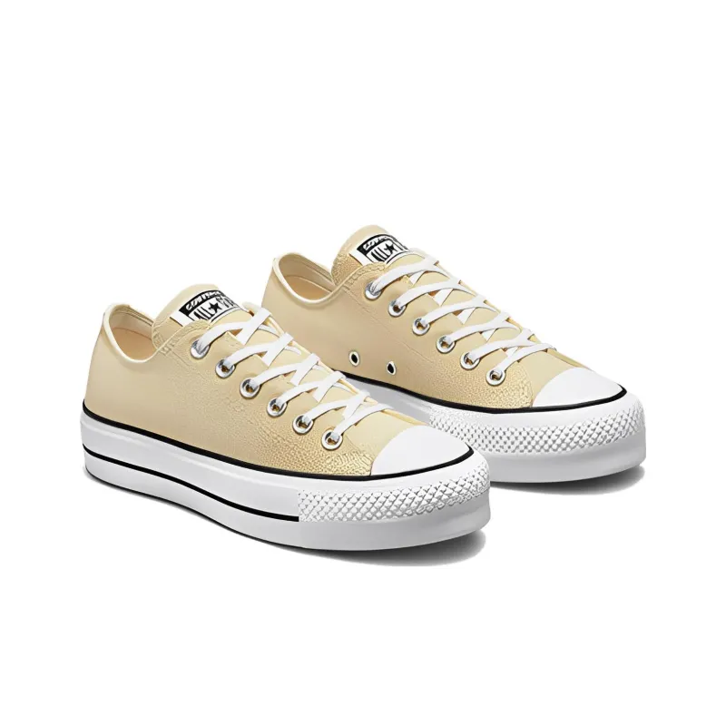 Converse Chuck Taylor All Star Lift Platform Canvas Low 'Oat Milk' Women's-2