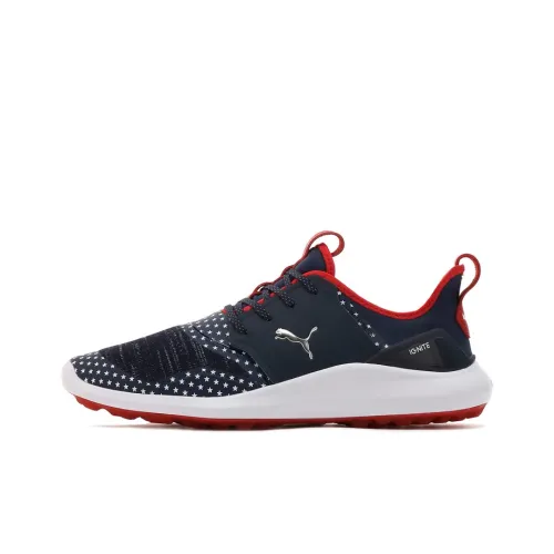 PUMA Ignite Series Golf Shoes Men Low-Top Dark Blue